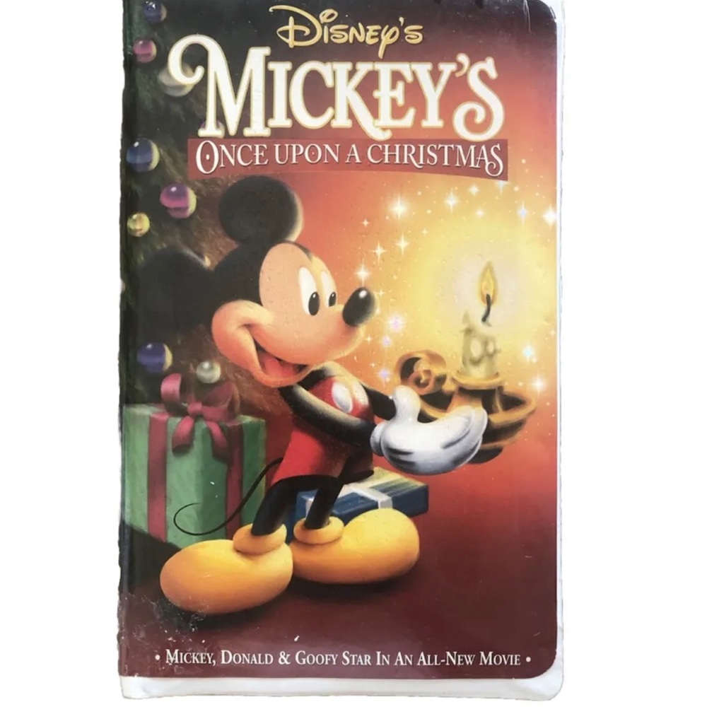 Mickey's Once Upon A Christmas VHS Video Cassette Tape Walt Disney Mickey Mouse